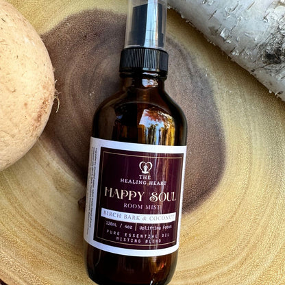 Happy Soul Birch Bark & Coconut Aromatherapy Spray - Uplifting Focus