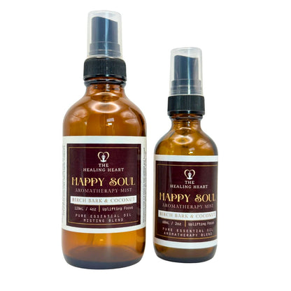 Happy Soul Birch Bark & Coconut Aromatherapy Spray - Uplifting Focus