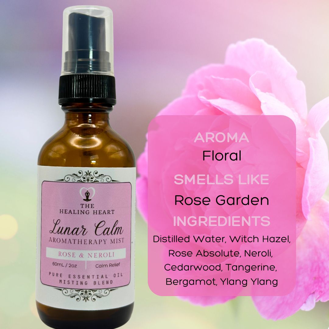 Lunar Calm - Rose & Neroli, Calm Relief Aromatherapy Spray