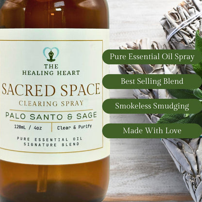 Sacred Space Clearing Spray - Palo Santo & Sage