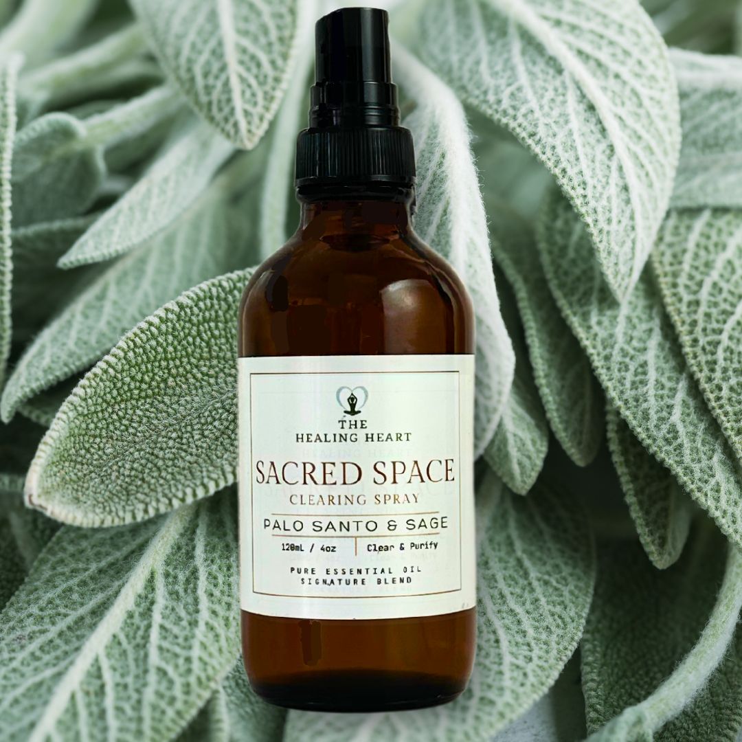 Sacred Space Clearing Spray | Palo Santo & Sage – The Healing Heart